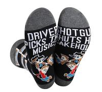 LEVLO Winchester Brothers Socks Dean & Sam & John Fans Gift IDJITS Dean & Sam Merchandise For TV Show Fans, Driver Picks Idjits Sock, One Size