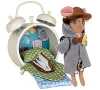 LEVLOVS Mouse in a Matchbox Toy Baby Registry Gift Travel Mouse Twin Bell Alarm Clock is not Included Currently