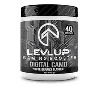 LevlUp Digital Camo White Berries Flavour Gaming Booster 320g [Best Before: 31/10/2025]