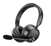 LEVN Bluetooth Headset, Bluetooth Headphones with Microphone (AI Noise Cancelling), 60Hrs Working Time Bluetooth 5.3 Wireless Headset with Mic & Mute Button for Work/Phone/Call Center/Computer/Laptop