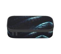 LEVNDIEJ 3d Snake Wallpaper3 Print Pencil Case Large Capacity Pen Bag Pencil Pouch Box Organizer For College Work Travel