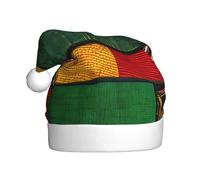LEVNDIEJ African Style Patchwork Santa Hats Adult,Christmas Hat,Holiday For Unisexxmas Hat For New Year Festive Party