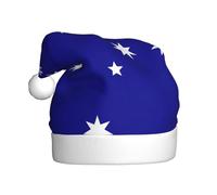 LEVNDIEJ Australian Flag Santa Hats Adult,Christmas Hat,Holiday For Unisexxmas Hat For New Year Festive Party