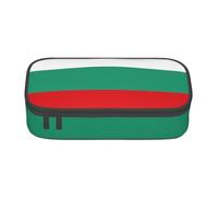 LEVNDIEJ Bulgarian Flag Print Pencil Case Large Capacity Pen Bag Pencil Pouch Box Organizer For College Work Travel