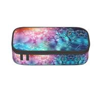 LEVNDIEJ Chemical Periodic Table Print Pencil Case Large Capacity Pen Bag Pencil Pouch Box Organizer For College Work Travel