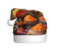 LEVNDIEJ Condiments Spices Santa Hats Adult,Christmas Hat,Holiday For Unisexxmas Hat For New Year Festive Party