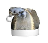 LEVNDIEJ Cute Llama Santa Hats Adult,Christmas Hat,Holiday For Unisexxmas Hat For New Year Festive Party