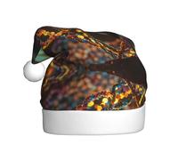 LEVNDIEJ Dna Chain Photo Santa Hats Adult,Christmas Hat,Holiday For Unisexxmas Hat For New Year Festive Party