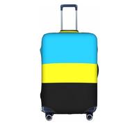 LEVNDIEJ Flag Of The Sultanate Of Burongan Print Suitcase Covers For Luggage Elastic Luggage Cover Perfect For Travel Business Trips, White, L