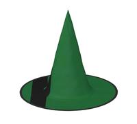 LEVNDIEJ Flag Of The Sultanate Of Delhi Print Halloween Witches Hat Witch Costume Women Cosplay Party Wizard Hat Accessory, Black, 1