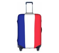 LEVNDIEJ French Flag Print Suitcase Covers For Luggage Elastic Luggage Cover Perfect For Travel Business Trips, White, XL