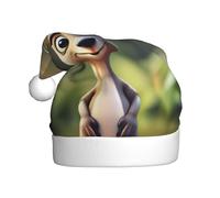 LEVNDIEJ Funny Cartoon Kangaroo Zoo (1) Santa Hats Adult,Christmas Hat,Holiday For Unisexxmas Hat For New Year Festive Party
