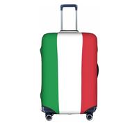 LEVNDIEJ Italian Flag Print Suitcase Covers For Luggage Elastic Luggage Cover Perfect For Travel Business Trips, White, S