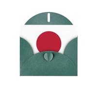 LEVNDIEJ Japanese Flag Print Birthday Cards Blank Note Card Greeting Cards Thank You Card Envelopes For Every Occasion