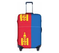 LEVNDIEJ Mongolian Flag Print Suitcase Covers For Luggage Elastic Luggage Cover Perfect For Travel Business Trips, White, L
