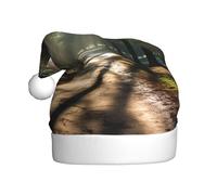 LEVNDIEJ Morning Sunlight In Wilderness Santa Hats Adult,Christmas Hat,Holiday For Unisexxmas Hat For New Year Festive Party