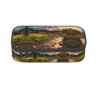 LEVNDIEJ National Park Print Pencil Case Large Capacity Pen Bag Pencil Pouch Box Organizer For College Work Travel