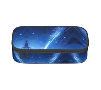 LEVNDIEJ Splendid Star Print Pencil Case Large Capacity Pen Bag Pencil Pouch Box Organizer For College Work Travel