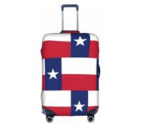 LEVNDIEJ Texas State Flag Print Suitcase Covers For Luggage Elastic Luggage Cover Perfect For Travel Business Trips, White, XL