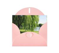 LEVNDIEJ Willow Tree Print Birthday Cards Blank Note Card Greeting Cards Thank You Card Envelopes For Every Occasion