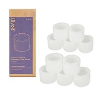 Levoit 10-Pack Humidifier Replacement Filters Capture Fine Particles in Water Tank to Improve Humidification Efficiency, Compatible with Classic 160, Dual150, Dual200S, LV600S, 10 Pack, White