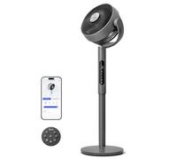 Levoit 20dB Quiet Smart Pedestal Fan for Bedroom, 1451CFM High Airflow