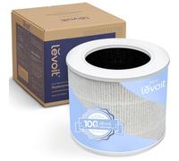 LEVOIT Air Purifier Replacement Filter 3-in-1 HEPA, High-Efficiency Activated Carbon, Core Mini-RF White