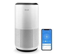 LEVOIT Air Purifiers for Large Home Bedroom 83m², CADR 400m³/h, Alexa Enabled, HEPA Filter with PM2.5 Intelligent Air Quality Sensor, White