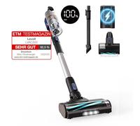 LEVOIT Akku Staubsauger mit Tierhaare Mini-Motorbürste, 99,99 Prozent HEPA-Effizienz, ETM-Testgeprüft, Anti Hair Wrap, 60 Min Laufzeit, LED-Düse, Kabelloser Akkusauger für Auto, Teppich, Hartböden