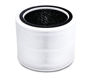 Levoit Core 200S-RF Genuine Air Purifier Filter, 3-in-1 HEPA, High-Efficiency Activated Carbon, White, Suitable for Core 200S