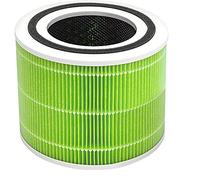 LEVOIT Air Purifier Mold & Bacteria Replacement Filter, 3-in-1 HEPA, High-Efficiency Activated Carbon, Core 300-RF-MB, Green