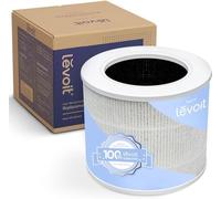 LEVOIT Air Purifier Replacement Filter 3-in-1 HEPA, High-Efficiency Activated Carbon, Core Mini-RF White