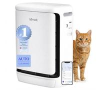Levoit HEPA Air Purifier, PM2.5 & VOC Sensors, Auto-Clean, Vital Pet Pro | Up to 102 m², Pet-Specific Carbon Filter for Odours, 3-Stage HEPA Filter for Allergens & Dander, Captures Hair