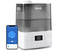 LEVOIT Humidifier for Bedroom Baby Home, 6L Large Tank, Top-Fill Cool Mist Air Humidifier with Quiet Sleep Auto Mode, Smart App & Alexa Control, Essential Oil Diffuser, 60H Runtime for 47㎡, Gray