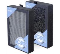 LEVOIT LV-H128-RF Genuine Air Purifier Replacement 3-in-1 Pre, HEPA, Activated Carbon, 3-Stage Filtration System, White, Suitable for LV-H128