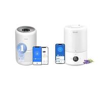 LEVOIT Smart Humidifier & Air Purifier Combo, 3L Cool Mist Top Fill Humidifier with Sensor, Auto Humidity, APP & Voice Control, Essential Oil Diffuser, 27dB Ultra Quiet, Plus Core 300S WiFi