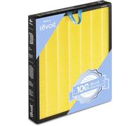 LEVOIT Vital 100S Pet Allergy Air Purifier Replacement, 3-in-1 True HEPA, High-Efficiency Activated Carbon Filter, Vital 100S-RF-PA (LRF-V102-YUS), 1 Pack, Yellow