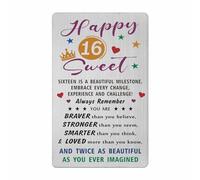 Levole 16th Birthday Gifts Girls, 16 Year Old Girls Gift Ideas, 16th Birthday Card, 16th Birthday Decorations for Girls, 16th Birthday Gifts, Birthday Cards 16 Year Old Women