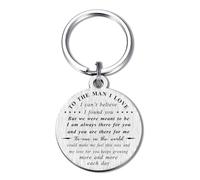 Levole I Love You Gifts for Him - Boyfriend Keychain Boyfriend Gifts Tags Christmas Valentines Love You Gifts for Him Hubby Pendant