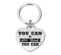 Levole If You Think You Can Keyring Inspiration Keyring Motivational Gifts Mental Health Keychain Daily Affirmation Inspiration Uplifting Quotes Reminder Gift for Her Him Hug Gifts Self Love