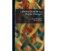 l'EVOLUTION De La Poesie Lyrique