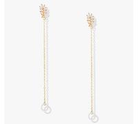 Levtandy Anti Lost Earring Strap for Airpods Anti Lost Strap for Airpods Pro, Wireless Earhooks Earbuds Earphone Holder Connector, Compatible with Airpods 1 2 3 & Airpods pro, CZ Leaf Style