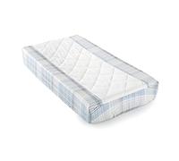Levtex Baby Logan Changing Mat Fits Most Standard Changing Mats, White and Blue, Navy and White, Plaid, Nursery Accessories, Plush