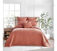 Levtex Home Mills Waffle King Bedspread Set (120x104in) with 2 Pillow Shams (36x20in) - Adobe - Cotton King Size Bedspread Set - Soft, Pre-Washed