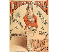 Levy Libert La Scala Paris Cabaret Advert Large Wall Art Print Canvas Premium Mural