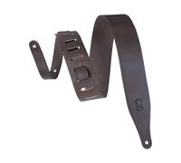 Levys 2.5 Distressed Carving Leather Dark Brown