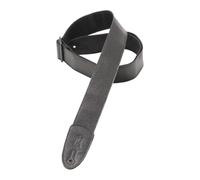 Levys Tri Glide 2" Leather & Polypropylene Guitar Strap Black