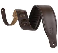 Levys Amped Leather 3" DBR