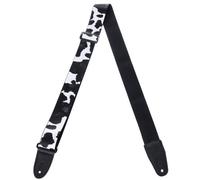Levys Black and White Cow Strap