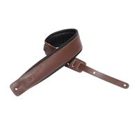 Levy's DM1PD-BRN 2.5 inch Padded Guitar Straps with Garment Leather Back- Brown